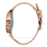 ELLE EL002-1RG02L11 Brown Dial White Leather Strap